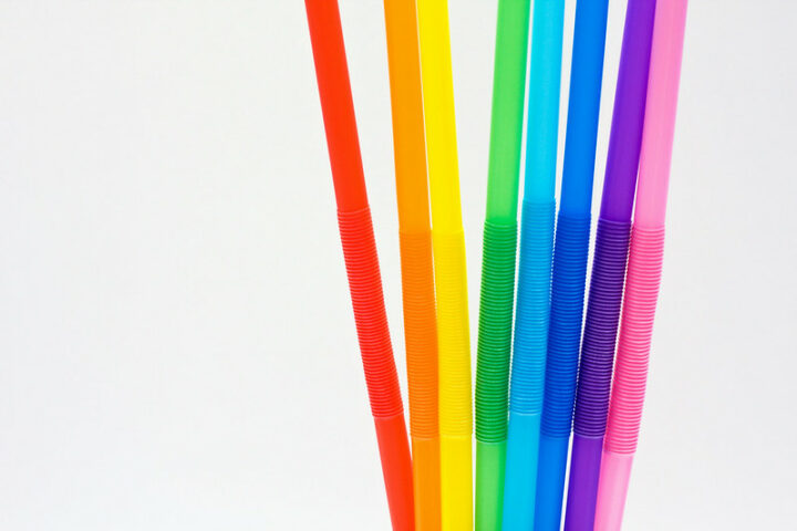 Flexible Leadership: Image is flexible plastic straws.
