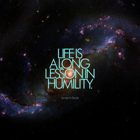 Humility Power: Image is Quote about Life is a long lesson in humility.