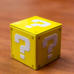 Block Emotional Intelligence: Image is a block with a question mark on it.
