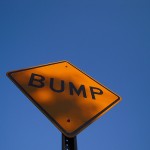 Customer Service People Skills: Image is sign that says BUMP.