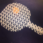 Negative Feedback: Image is a mesh ping pong paddle.