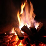 Leaders Ignite Passion Image is a campfire.