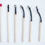 Rethink Criticism: Image is burned matches curving over.